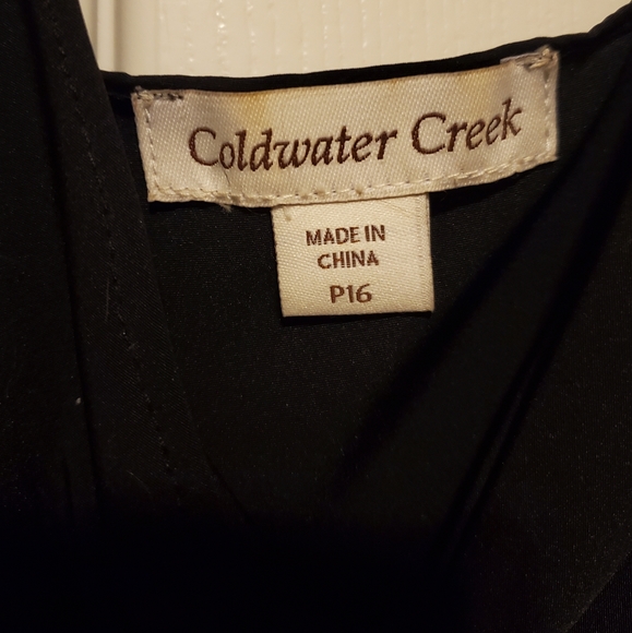 Coldwater Creek Black Dress size P16 - Picture 2 of 4
